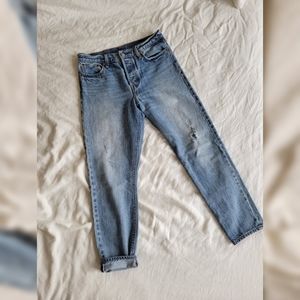 Levis Wedgie Slim Straight Selvedge Jeans